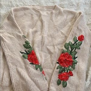 Embroidered sweater